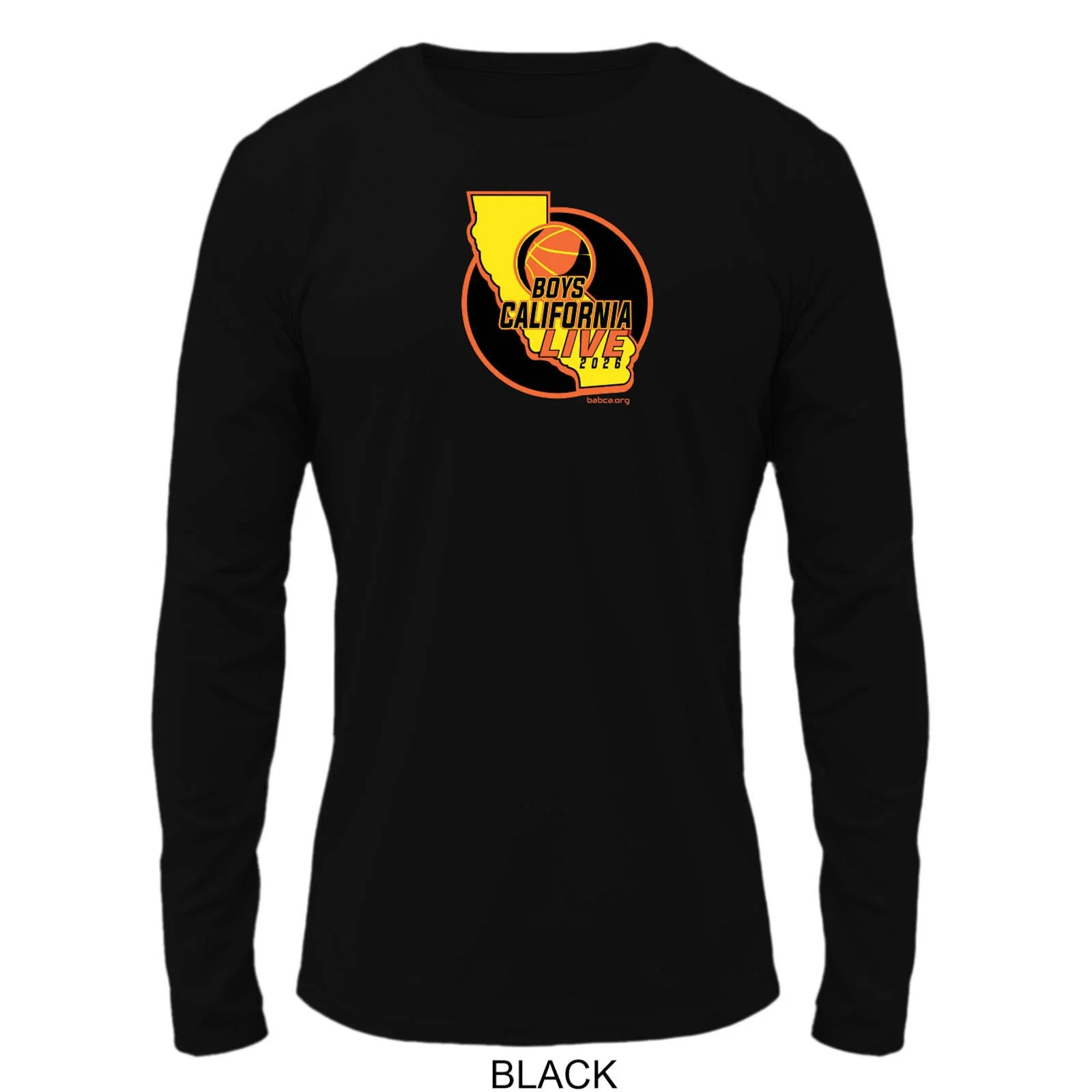 2026 Boys California Live 26 Solid Color Cotton Long Sleeve