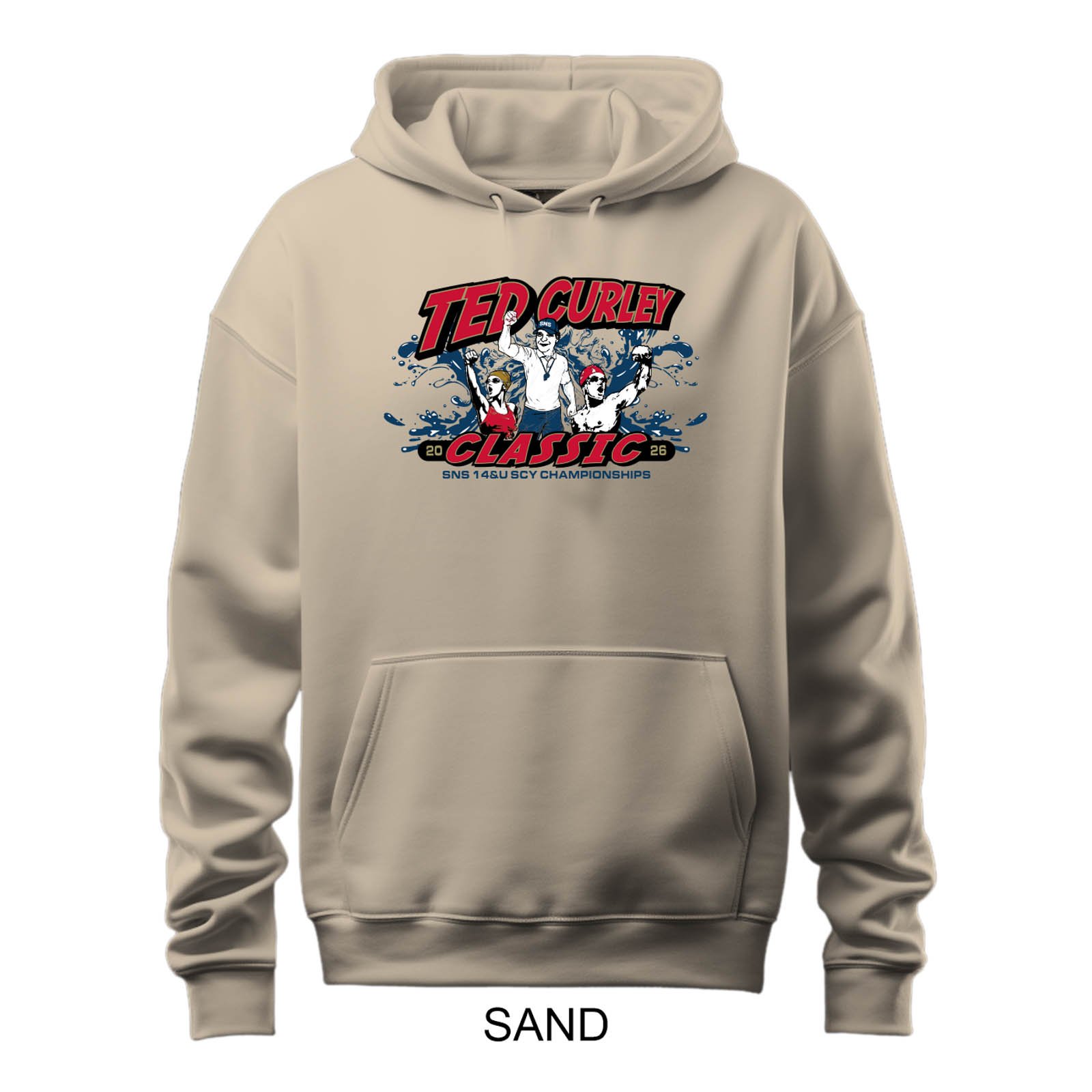 2026 Ted Curley Classic Solid Color Hooded Sweatshirt