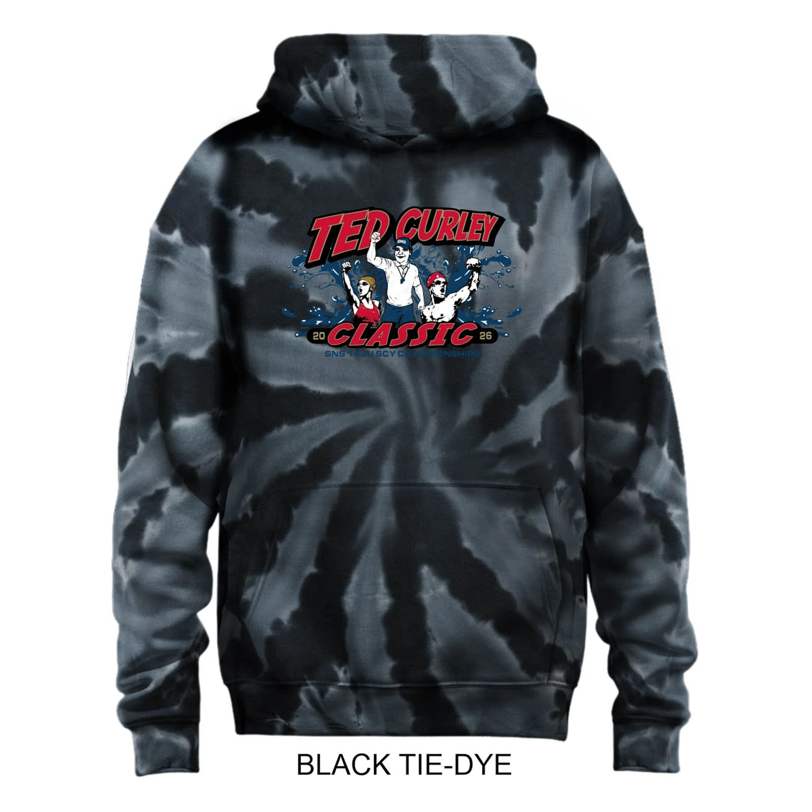 2026 Ted Curley Classic Tie Dye Hooded Sweatshirt