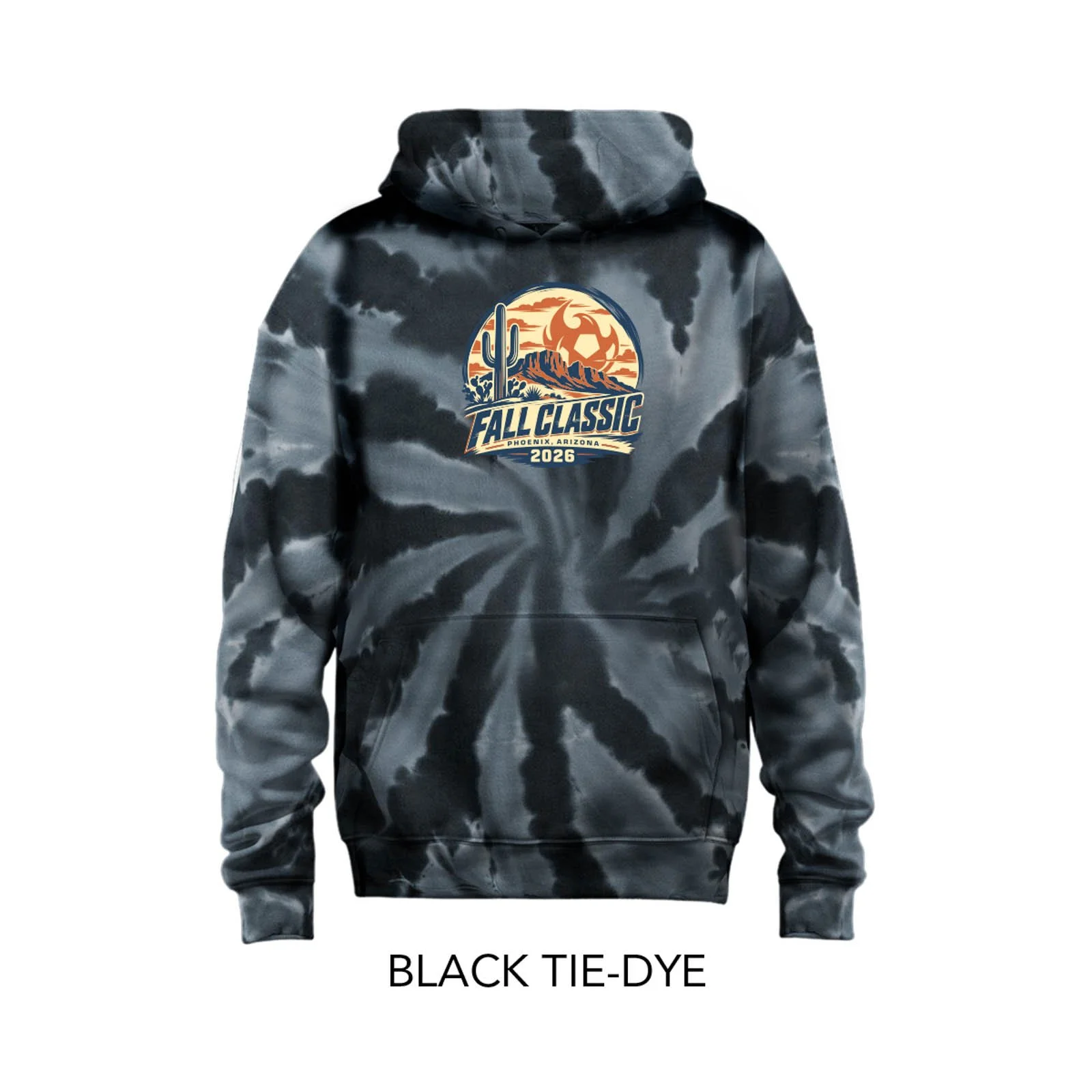 2026 PRFC Fall Classic Tie Dye Hooded Sweatshirt
