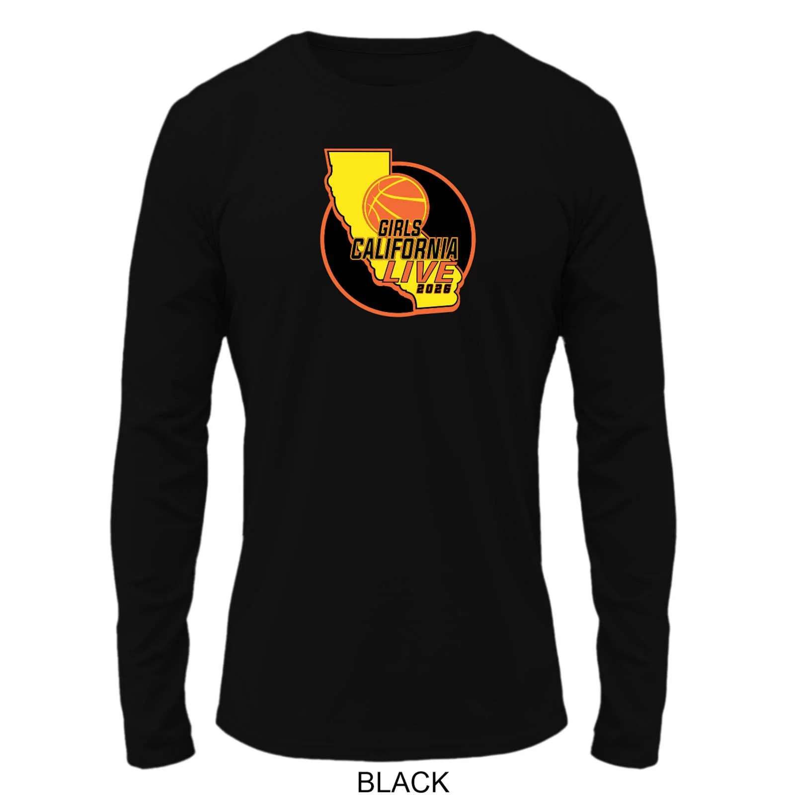 2026 Girls California Live 26 Solid Color Cotton Long Sleeve