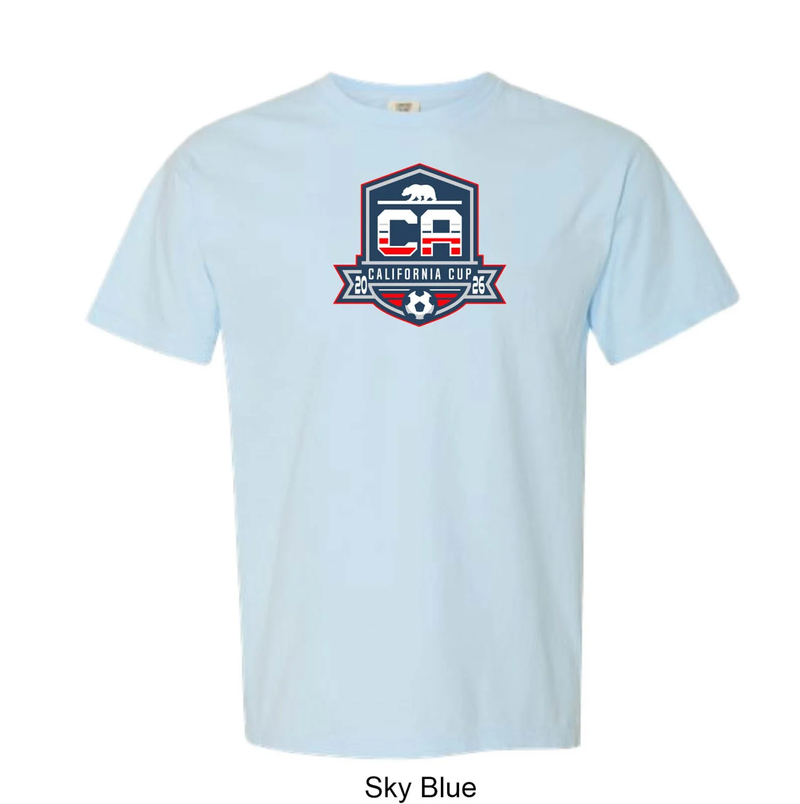 2026 CA Cup Solid Color Cotton T-Shirt