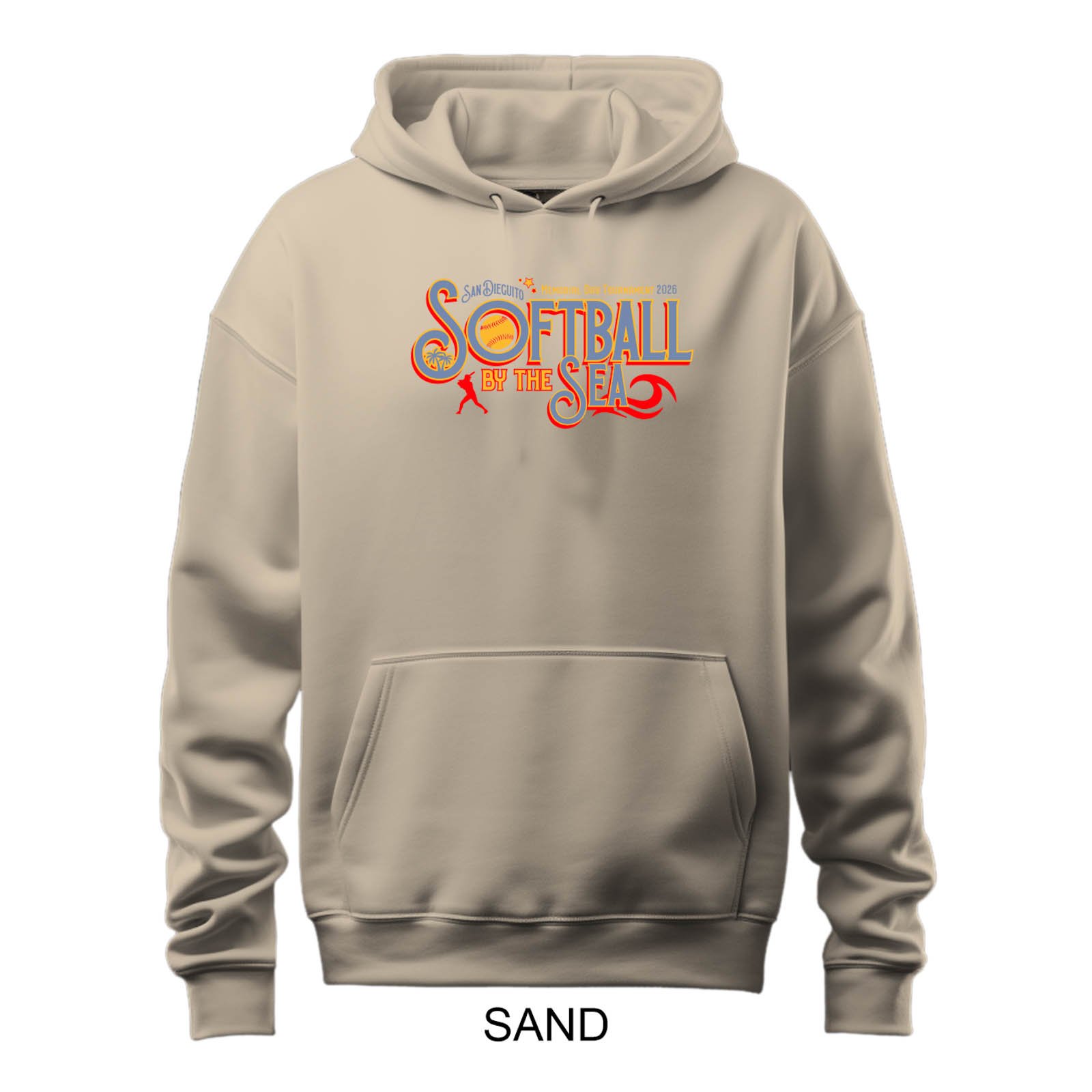 2026 San Dieguito Memorial Day Tournament Solid Color Hooded Sweatshirt