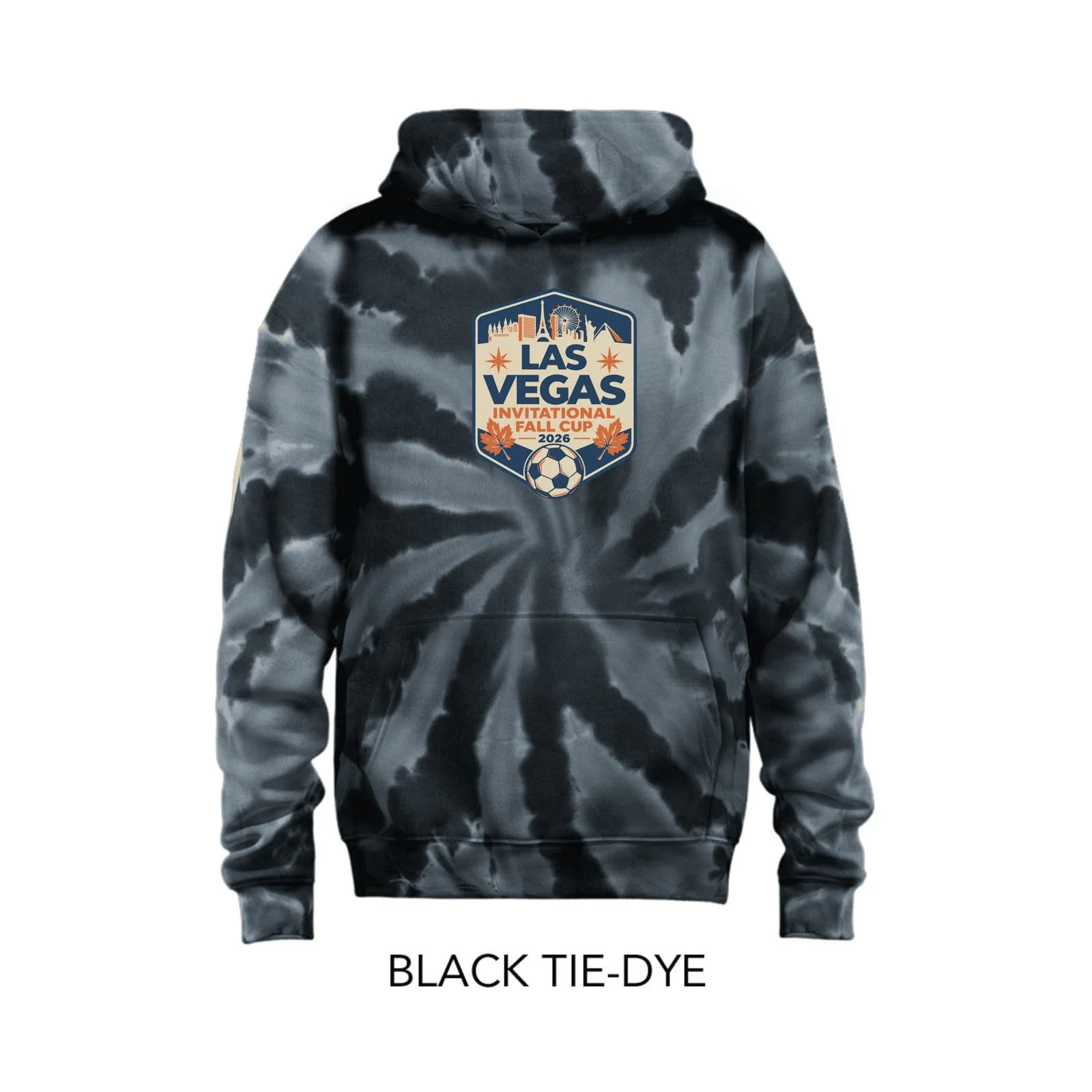 2026 Las Vegas Invitational Fall Cup Tie Dye Hooded Sweatshirt