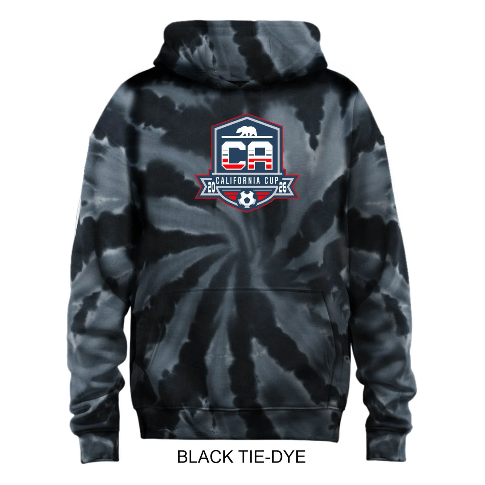 2026 CA Cup Tie Dye Hooded Sweatshirt