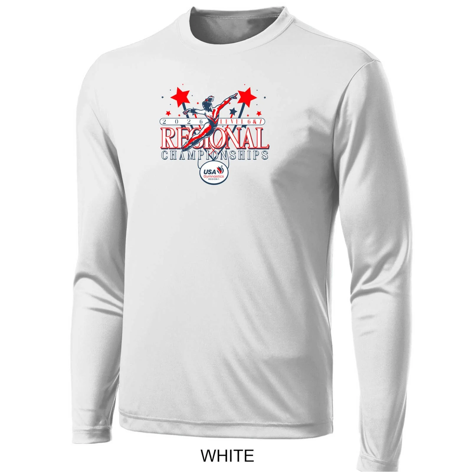 2026 Region 1 Level 6 & 7 Regional Championships Dry-Fit Long Sleeve