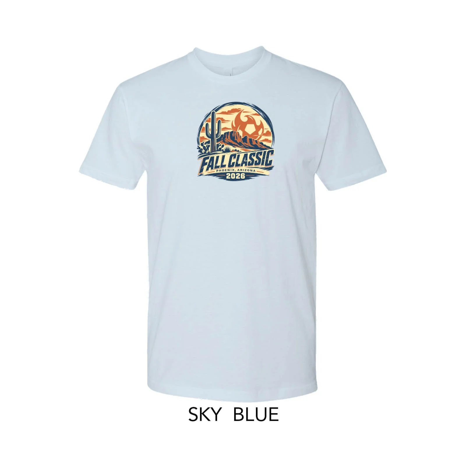 2026 PRFC Fall Classic Solid Color Cotton T-Shirt