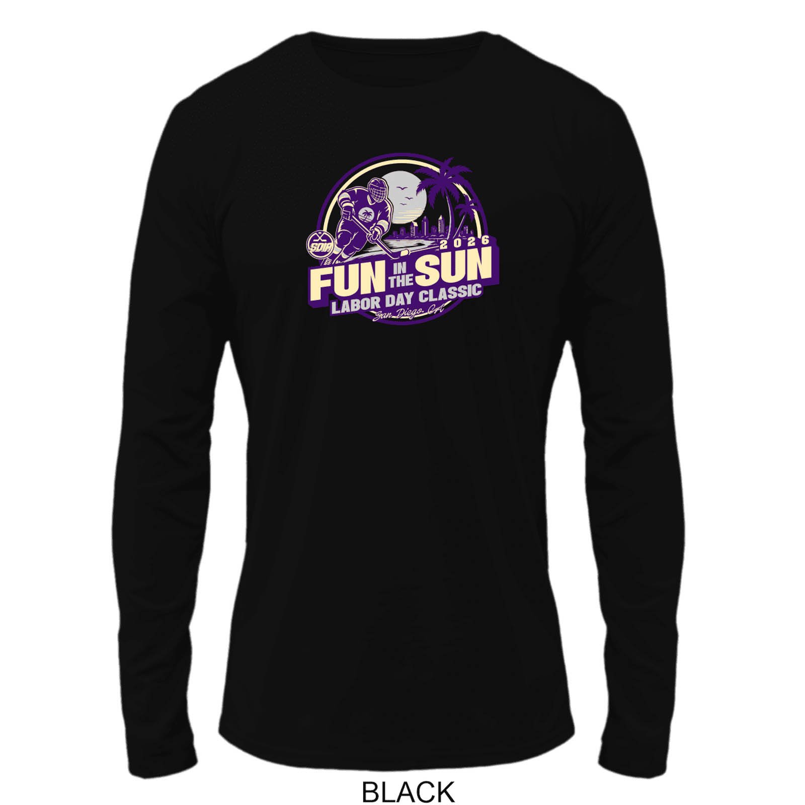 2026 San Diego Fun in the Sun Labor Day Classic Solid Color Cotton Long Sleeve