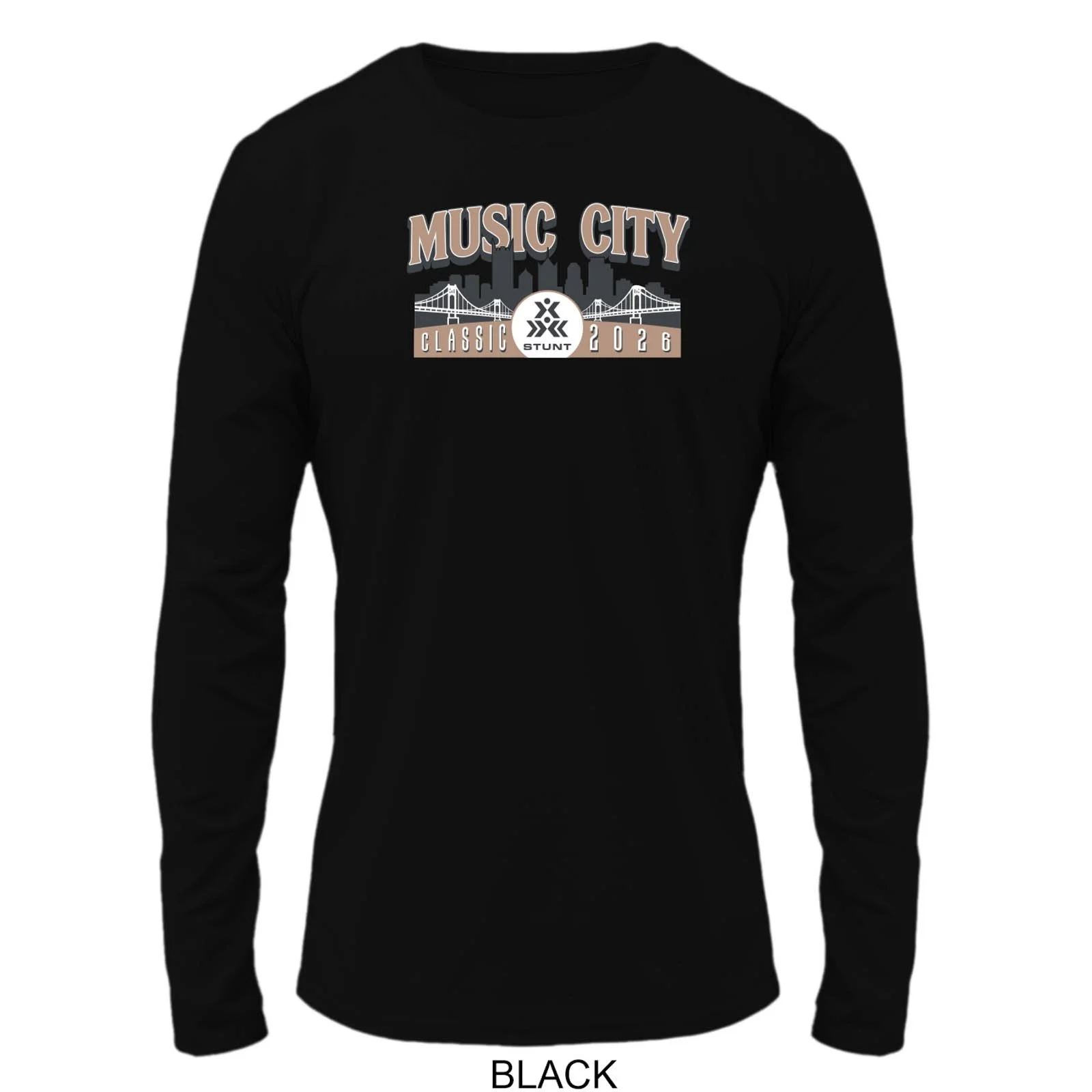 2026 Music City Classic Solid Color Cotton Long Sleeve