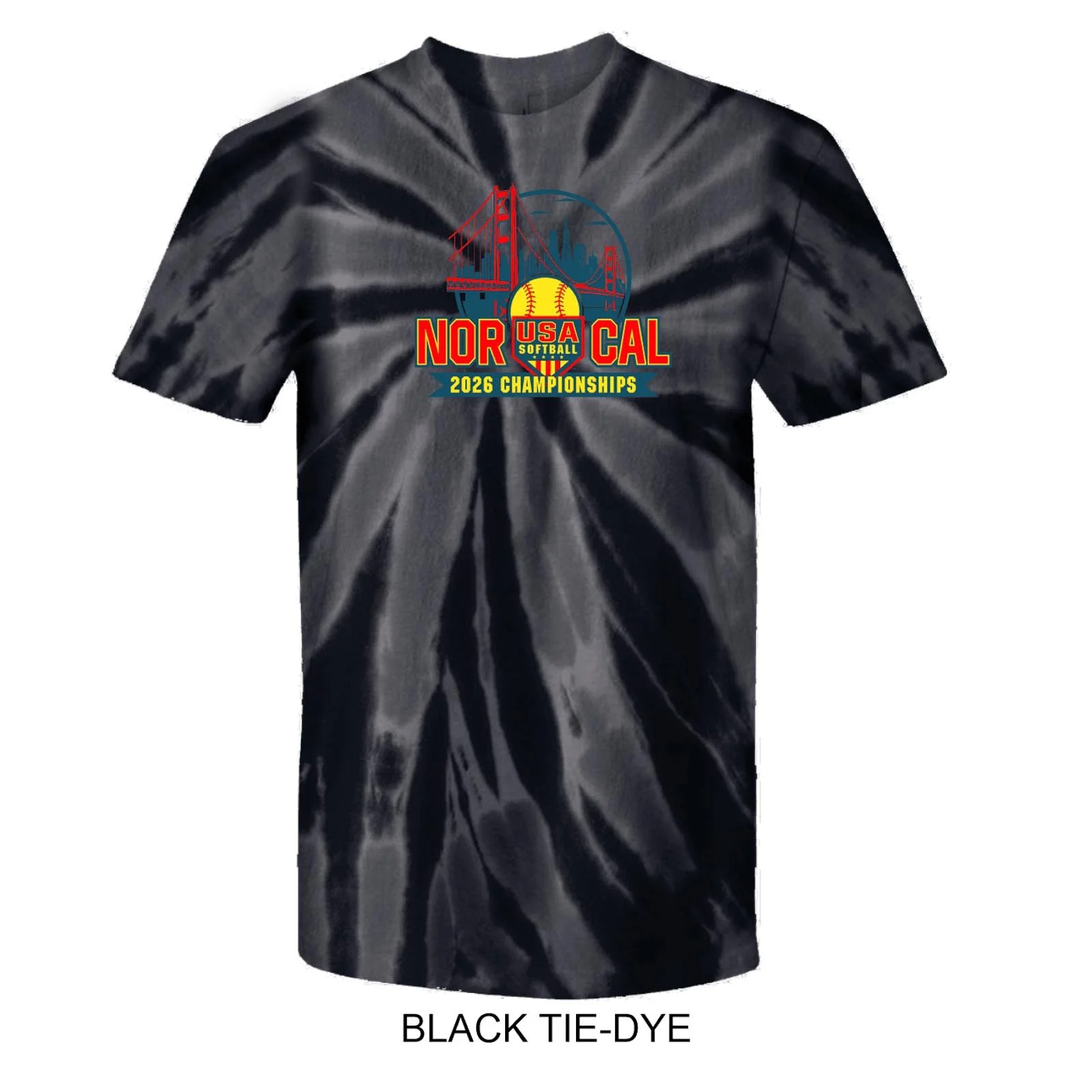 2026 NorCal Championships Tie Dye T-Shirt