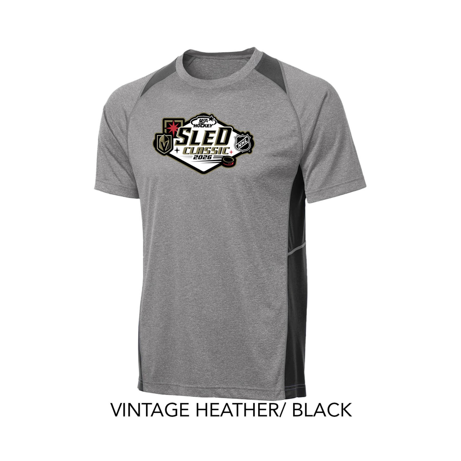 2026 USA Hockey Adult Sled Classic Color Block T-Shirt