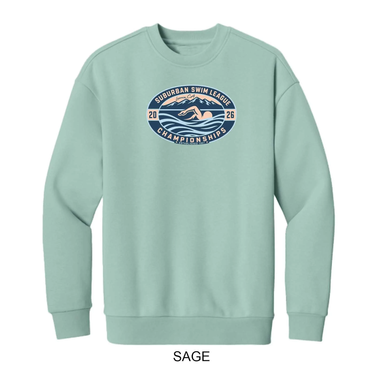 2026 Suburban Swim League Championships Crewneck