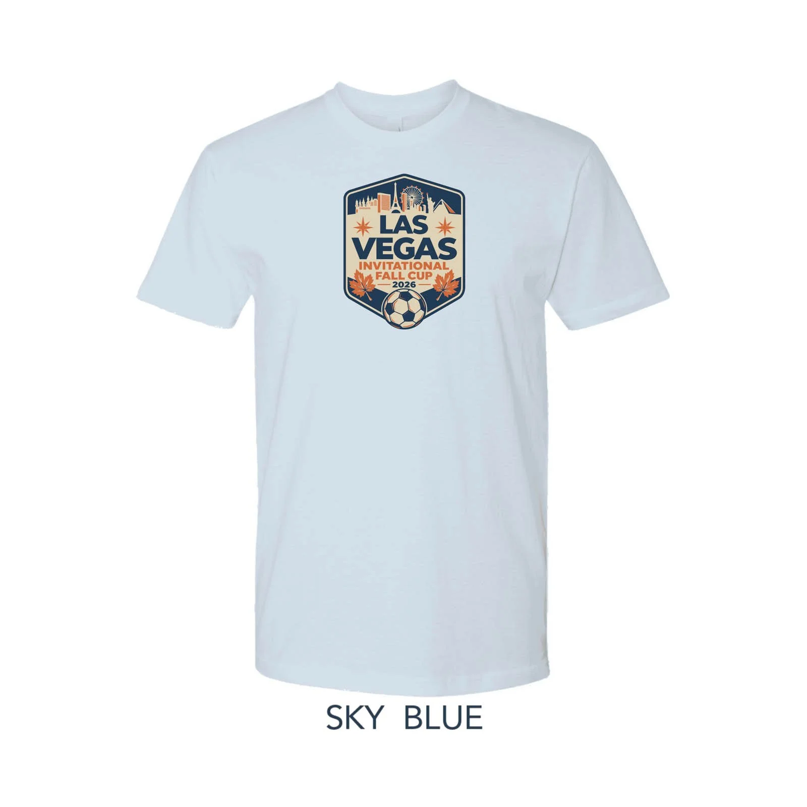2026 Las Vegas Invitational Fall Cup Solid Color Cotton T-Shirt