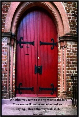 This is the way – walk in it.