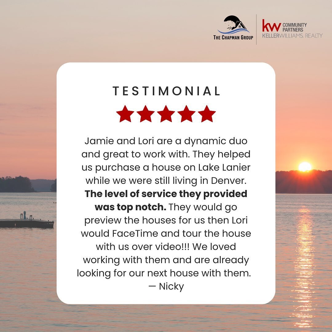 ⭐️⭐️⭐️⭐️⭐️

When it comes to buying a home, we're the dynamic duo you can count on! 

We're all about going above and beyond for our clients. And we are so thankful for Nicky and all of our incredible clients that trust us with buying and selling the