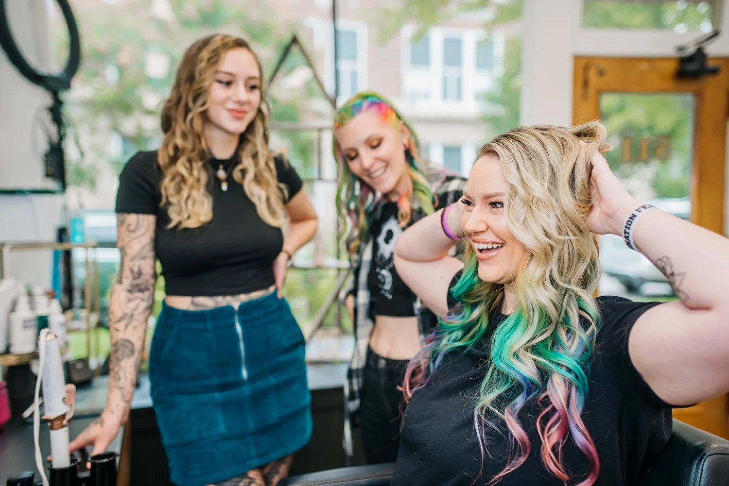 Kalamazoo Hair Salon Blonding and Vivids