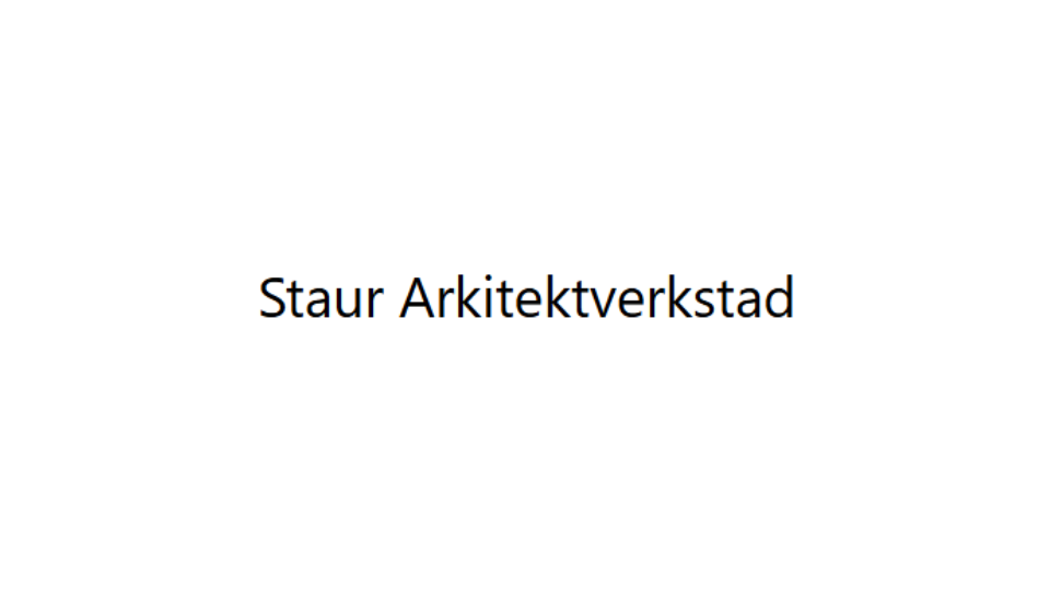 Staur Arkitekstverkstad