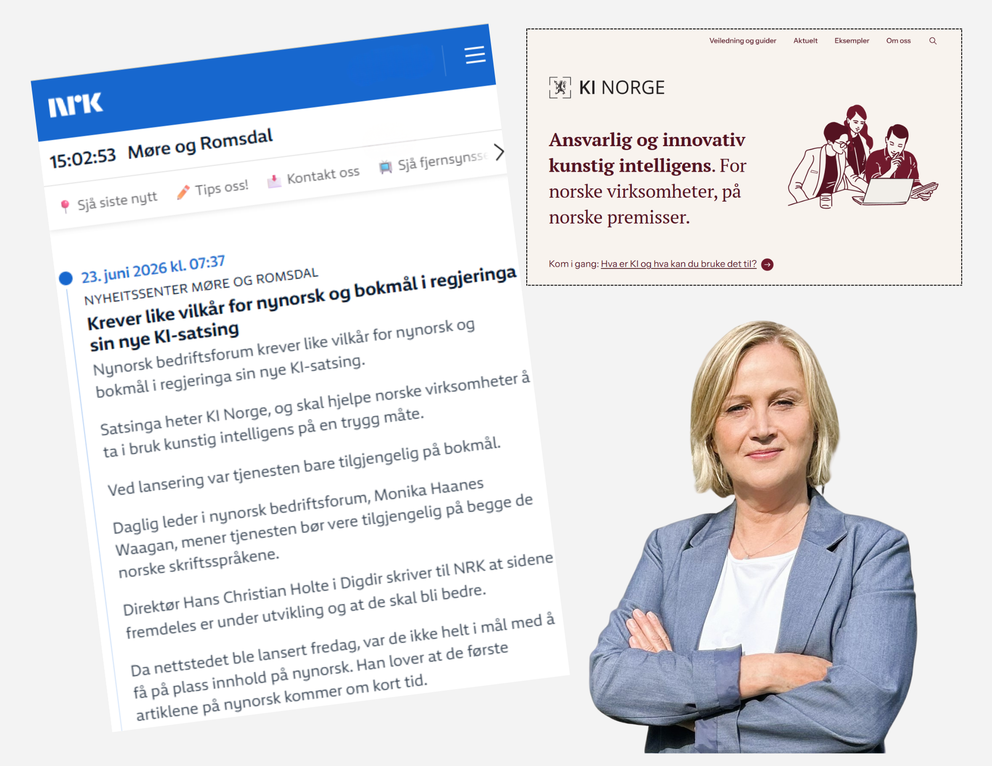 Gode signal frå KI Norge. Vi vil følgje utviklinga tett.