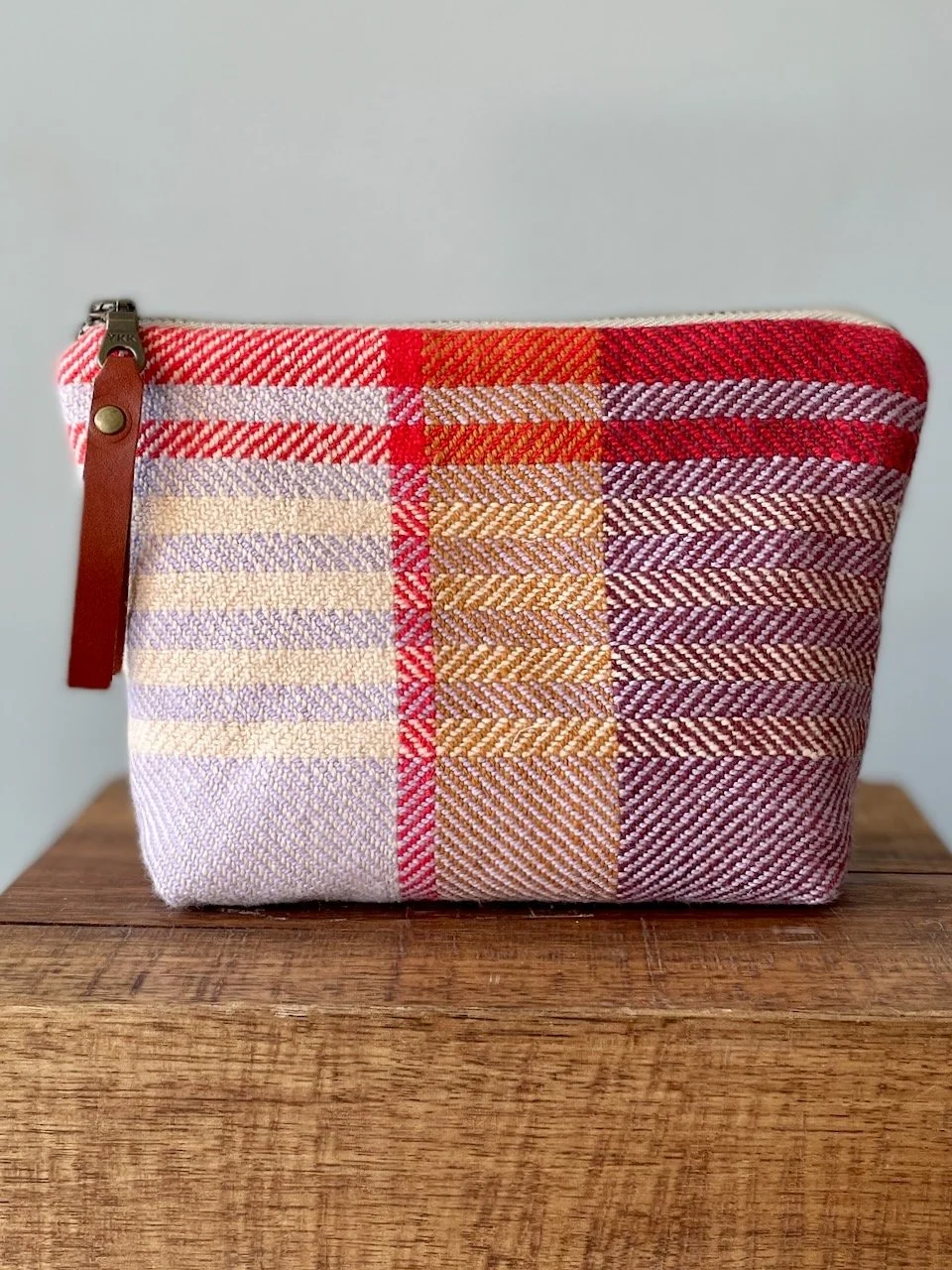 Stripe Variations Pouch in Lilac