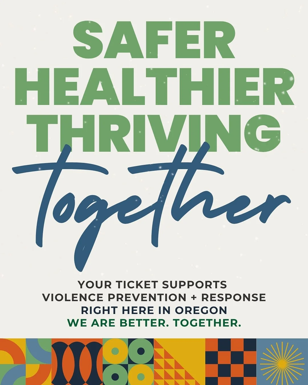 Our community of supporters is truly the best! 
Thanks to your generous support, this year&rsquo;s Better Together Across Oregon raffle was our best yet. ⭐️

We couldn&rsquo;t be more grateful, thank you for supporting our mission-driven work! 

Winn