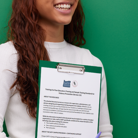 Trainings for Peer Educators: Framing and Sample Training Standards for Violence Prevention (Version 2.0) (2022)