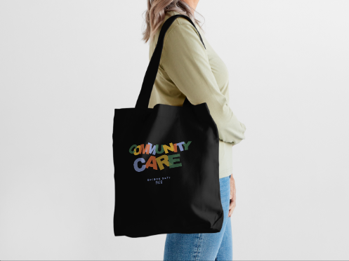 Community Care Black Tote Product Photo.PNG