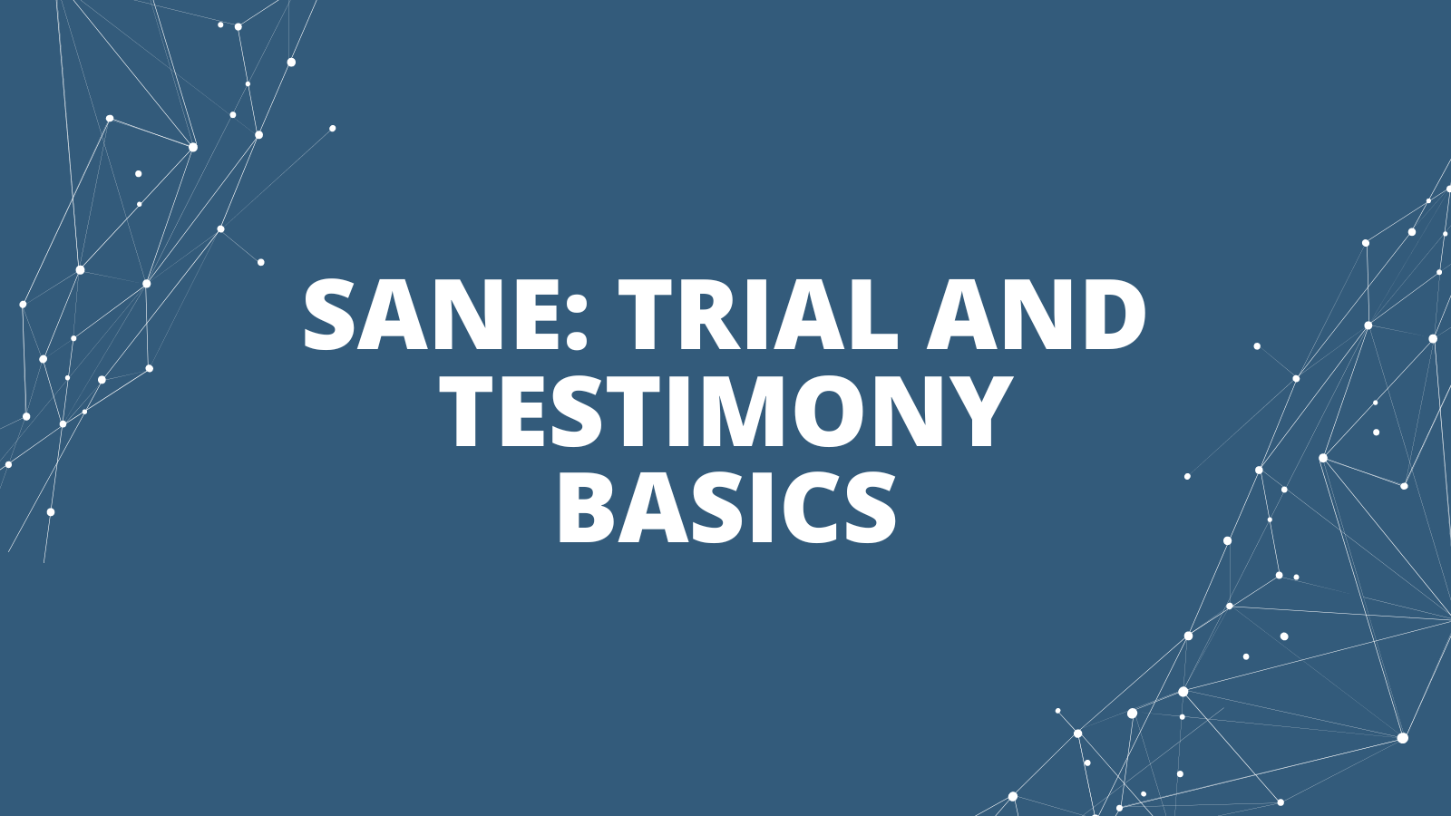 Sane Form Resources for SANEs and SAEs — Oregon SATF