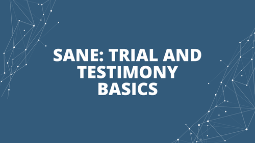 Resources for SANEs and SAEs — Oregon SATF