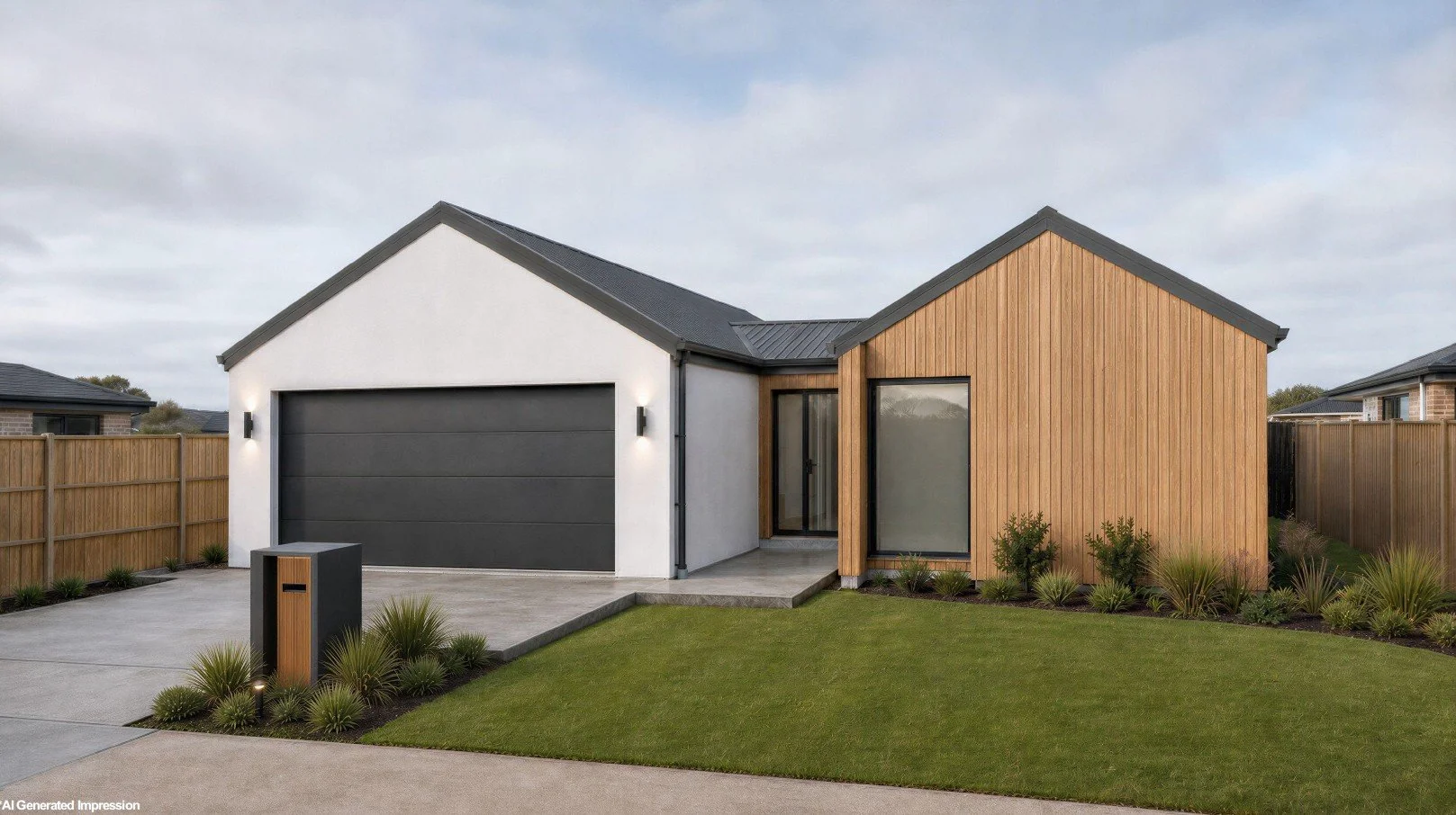 Premium modern three bedroom home in Larissa Road, Meadowlands. Timber cladding