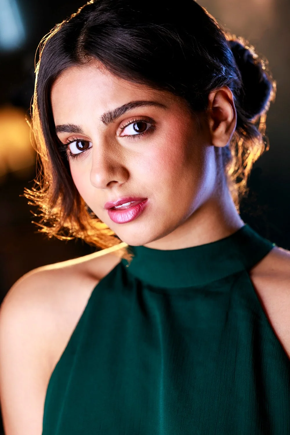 Cinematic theatrical actors headshot - Hollywood actress and young leading woman Olivia - Stasi Photography
