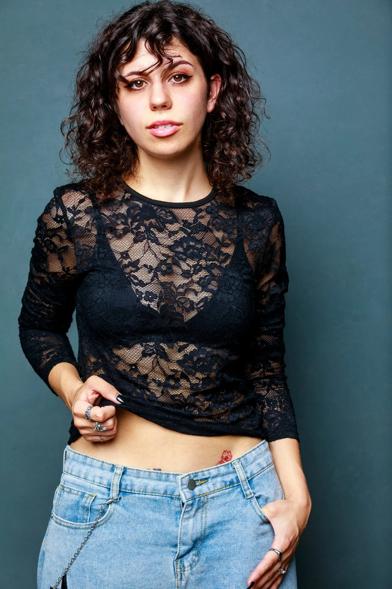 cinematic theatrical headshots for actors - Los Angeles actress, Savannah. Edgy theatrical headshot.