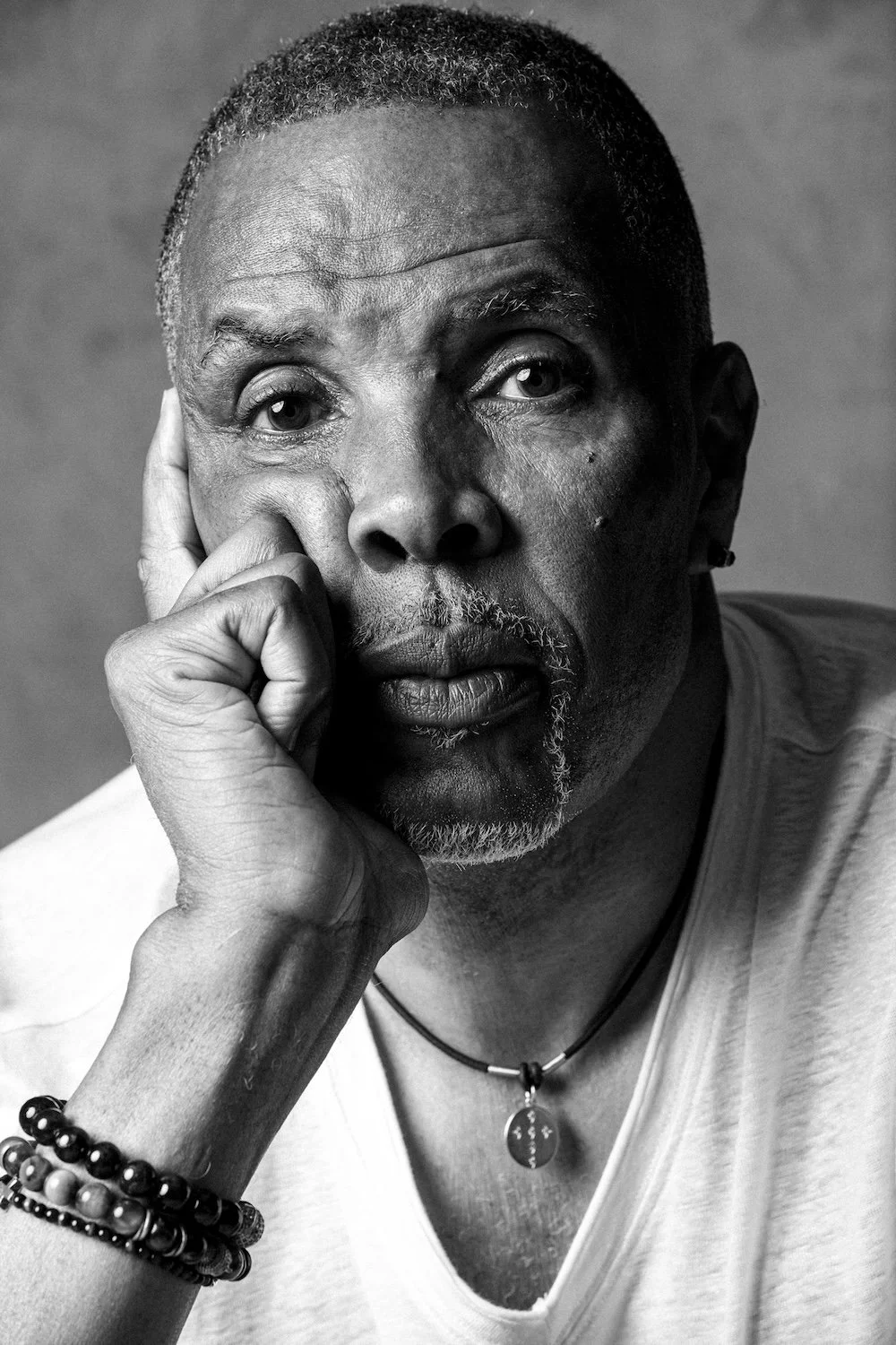 Cinematic edgy theatrical headshot - Los Angeles celebrity actor Eriq La Salle 