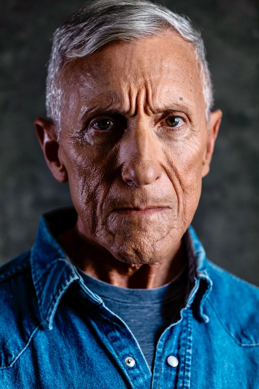 Cinematic edgy theatrical actors headshot - Hollywood actor Mark Wind