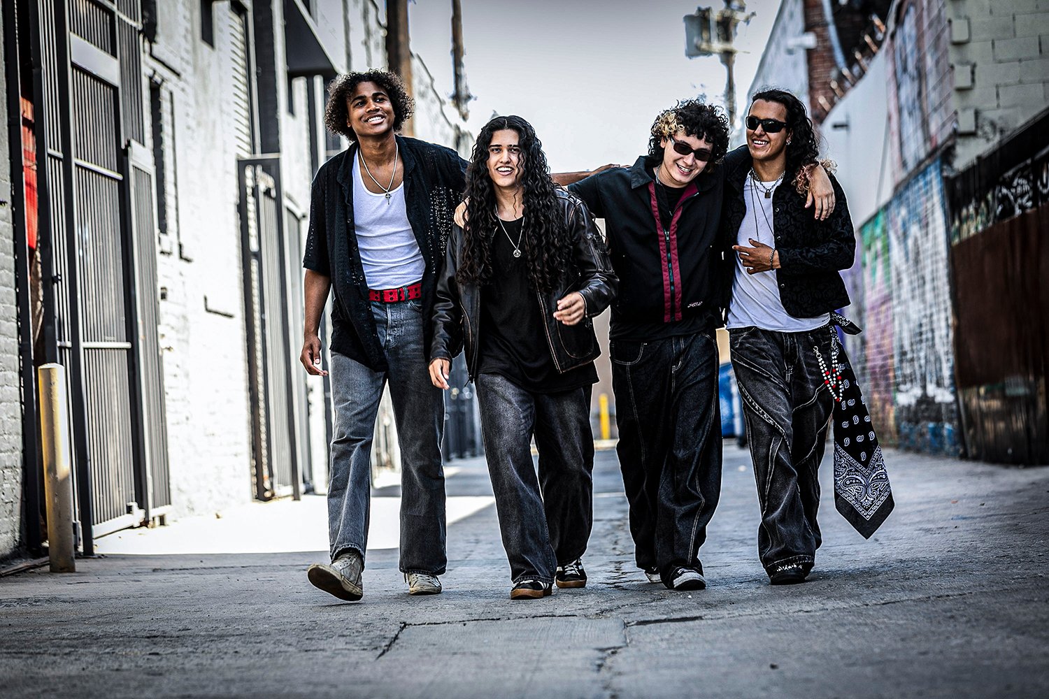 
Band photo of Los Angeles rock n roll band, TKB
