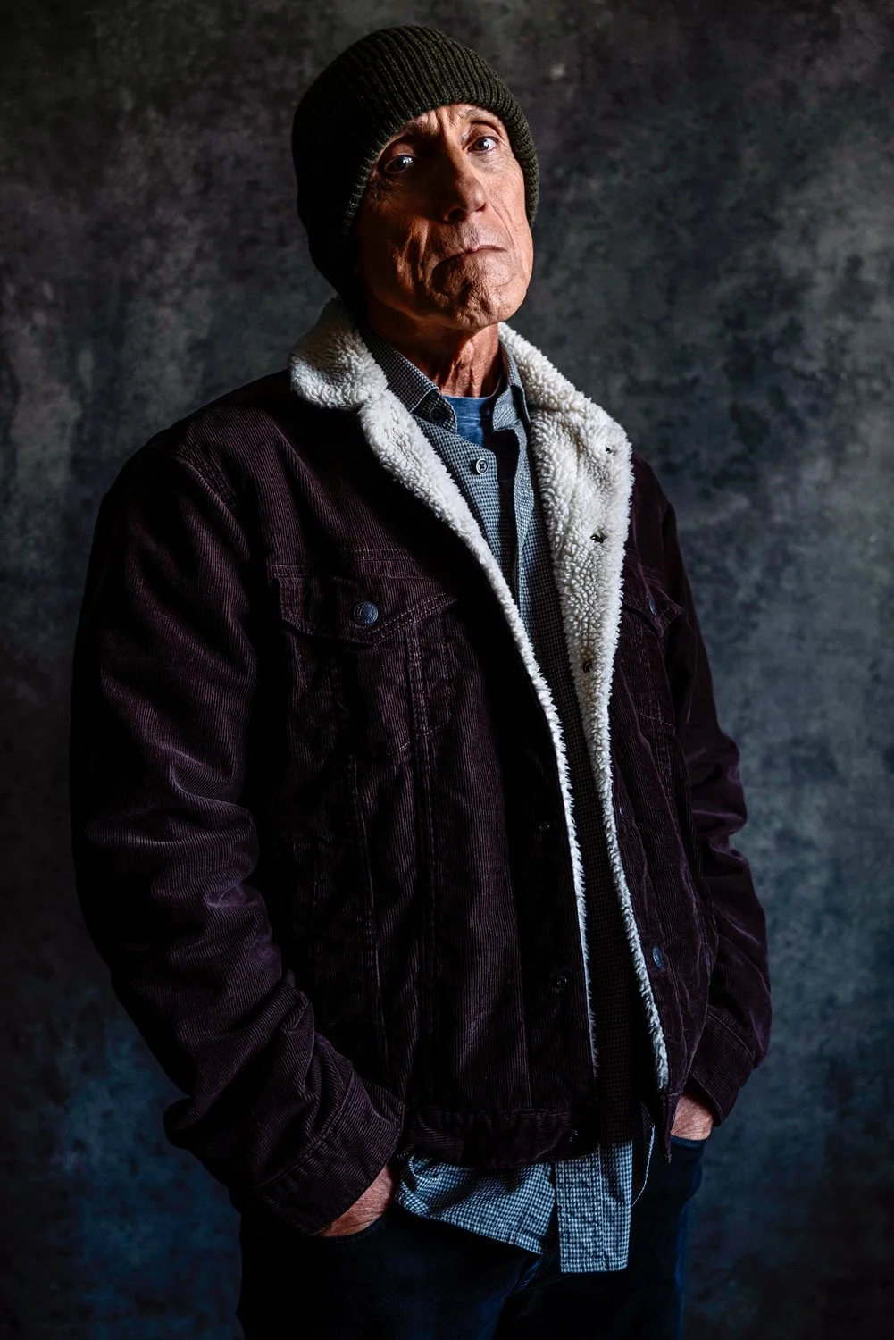 Cinematic edgy theatrical actors headshot - Hollywood actor Mark Wind