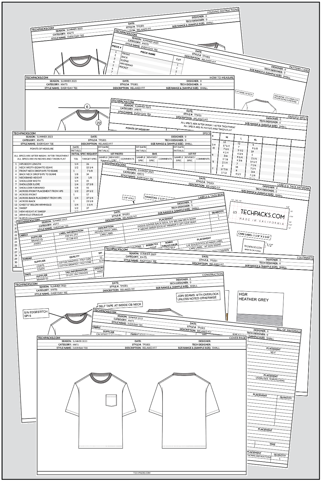 CUSTOM DETAILED TECH PACK