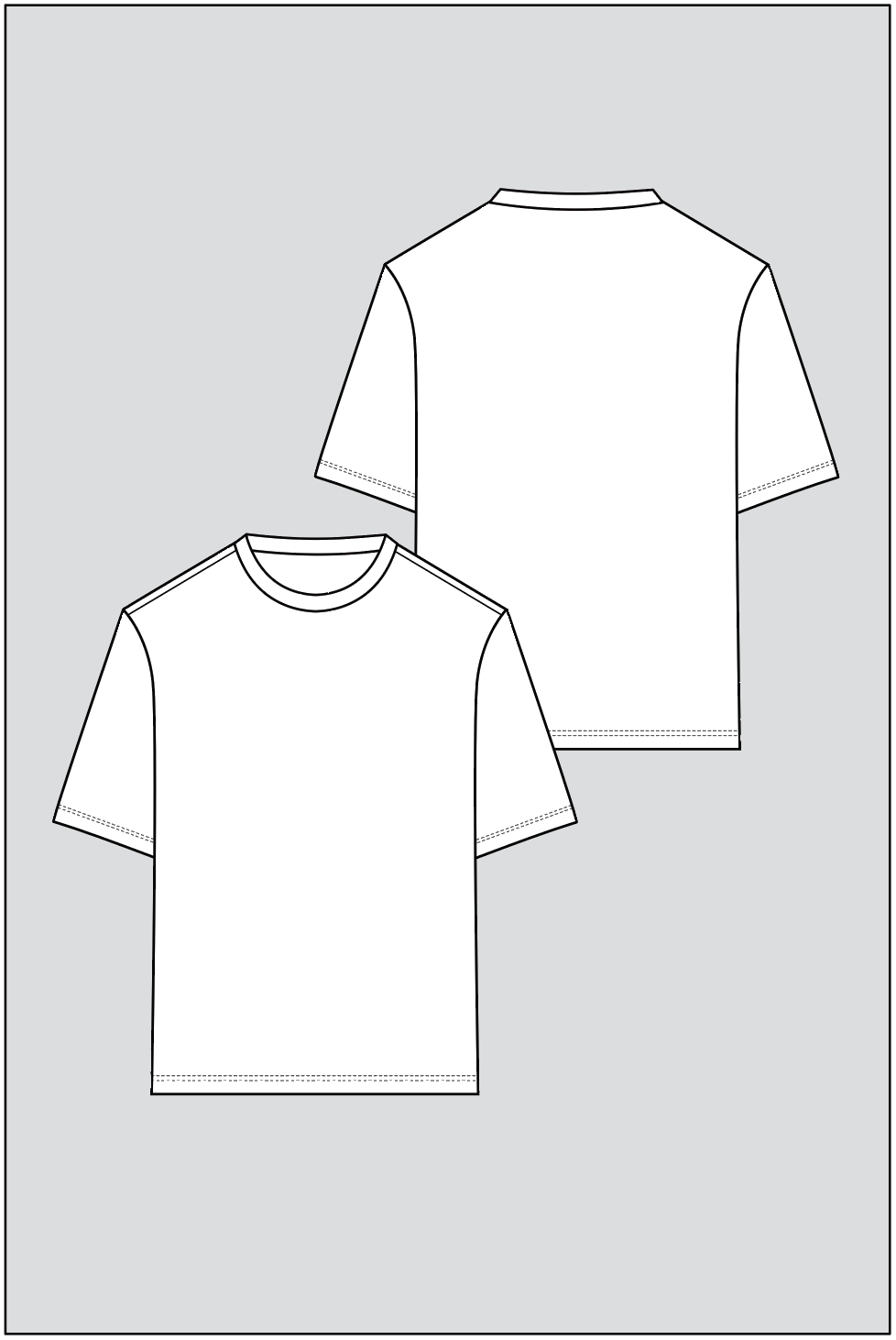 FLAT TECHNICAL SKETCH