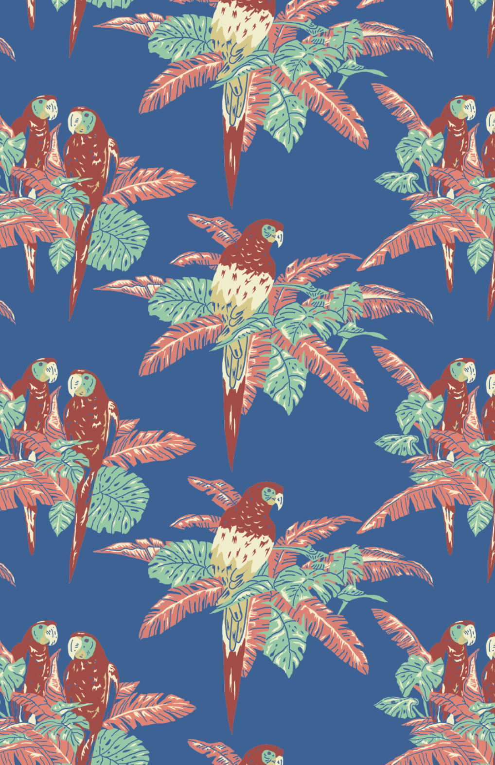 PARAKEETS REPEAT PATTERN