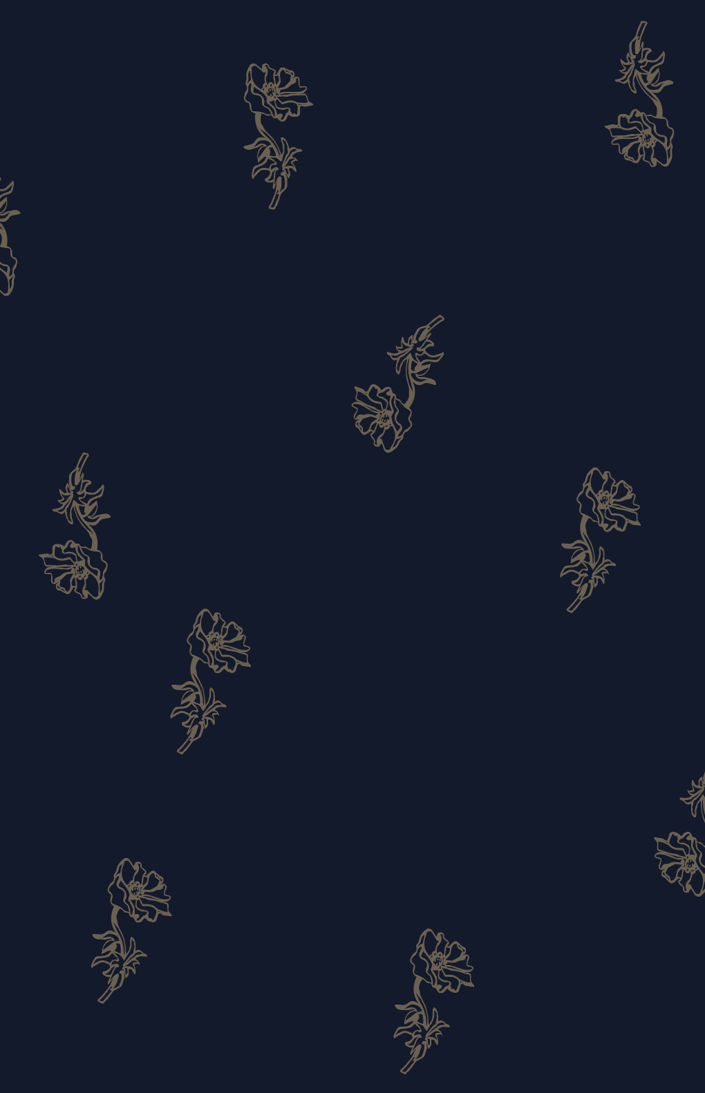NAVY FLORAL PATTERN