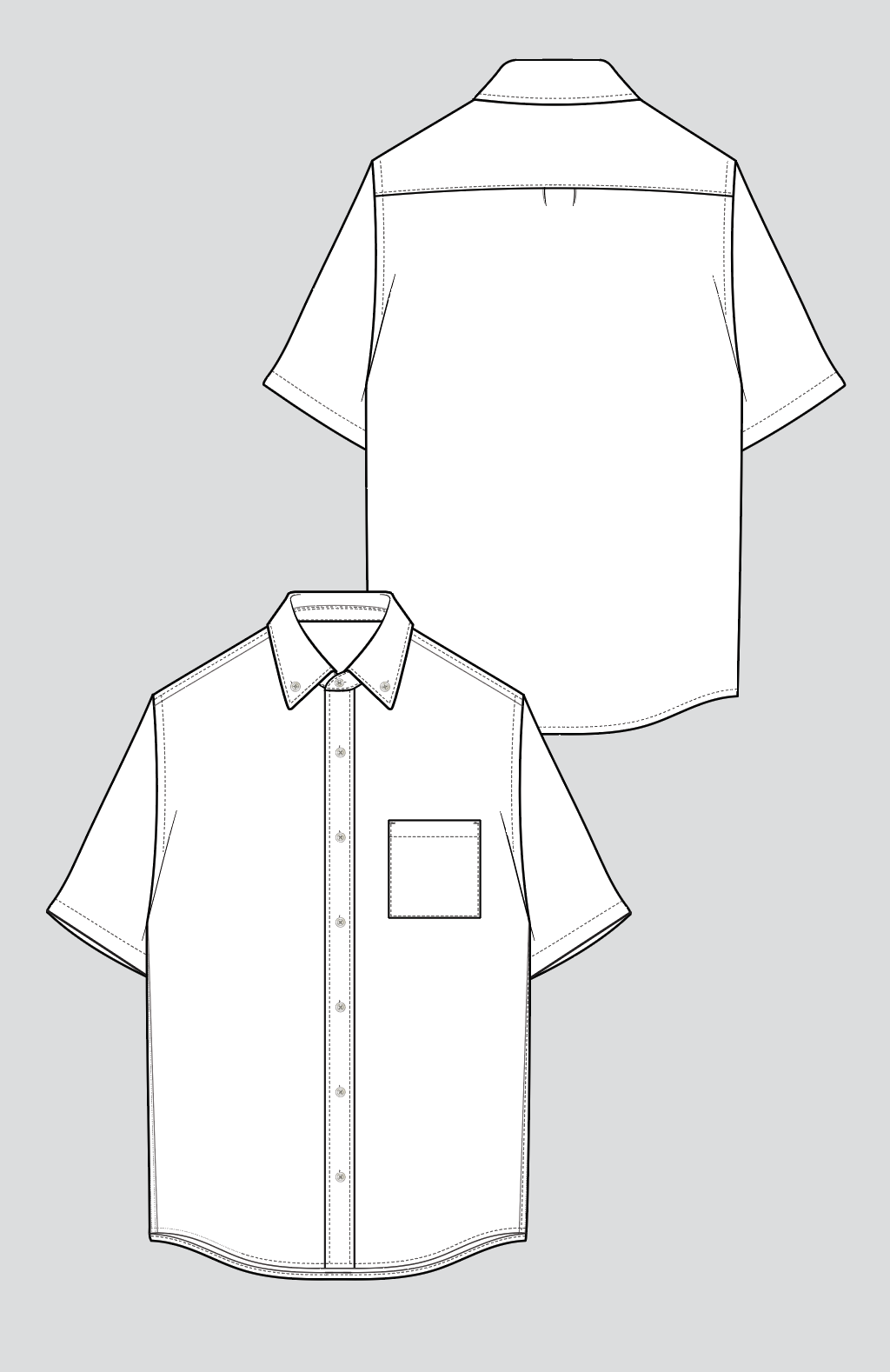 MEN'S BUTTON DOWN SHIRT TECH PACK