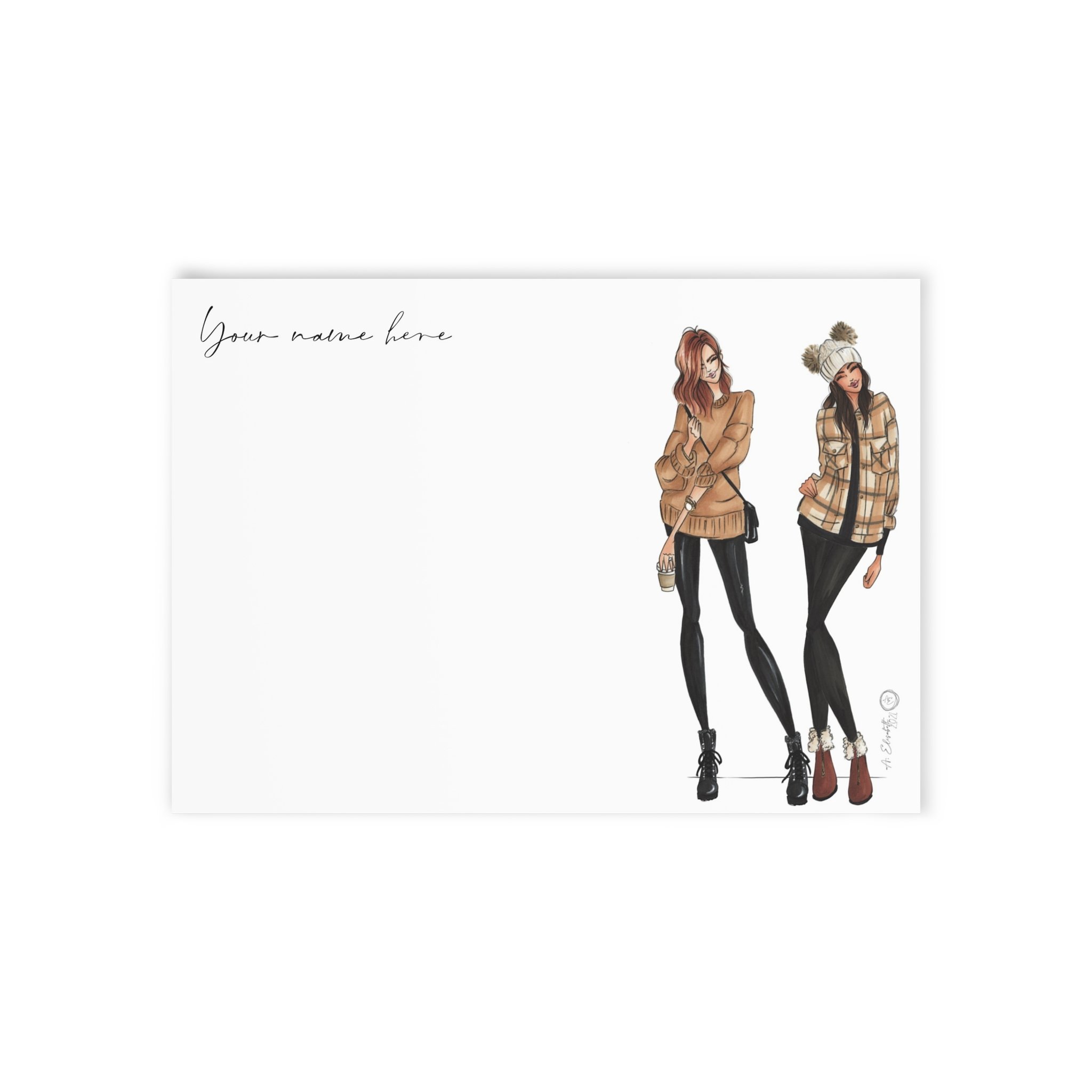 "Coffee Date" notecards