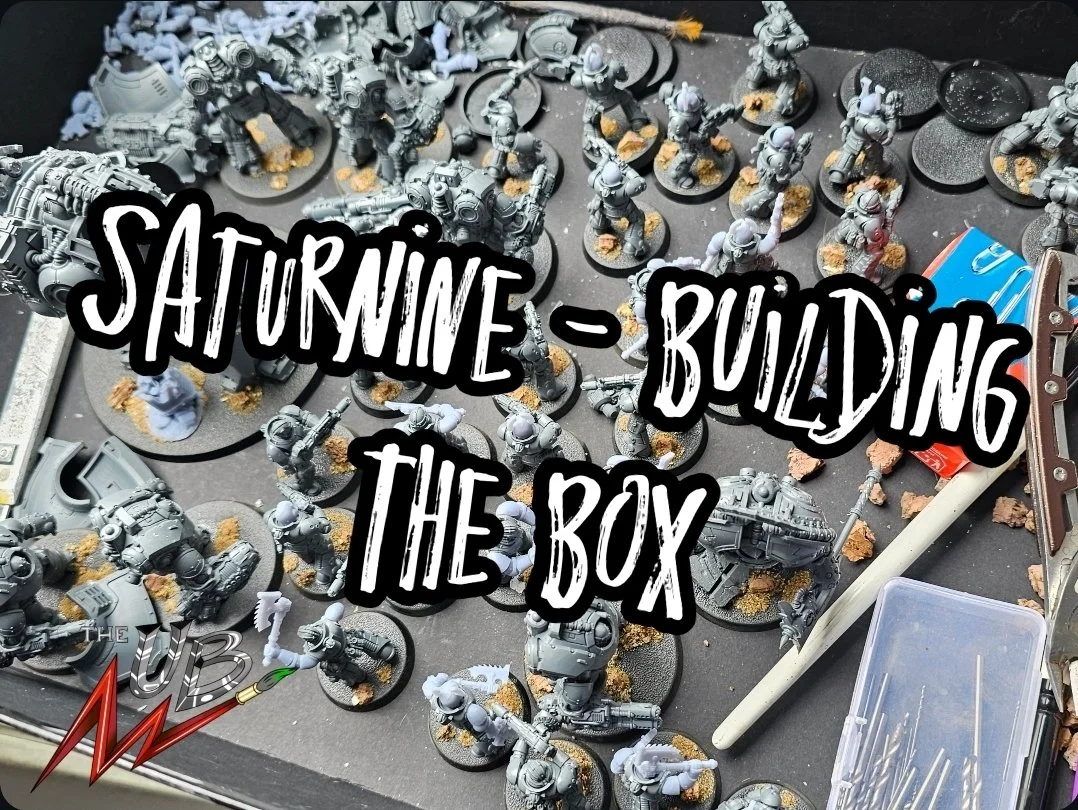 SATURNINE CHARITY PAINTING CHALLENGE PREP - BUILDING
