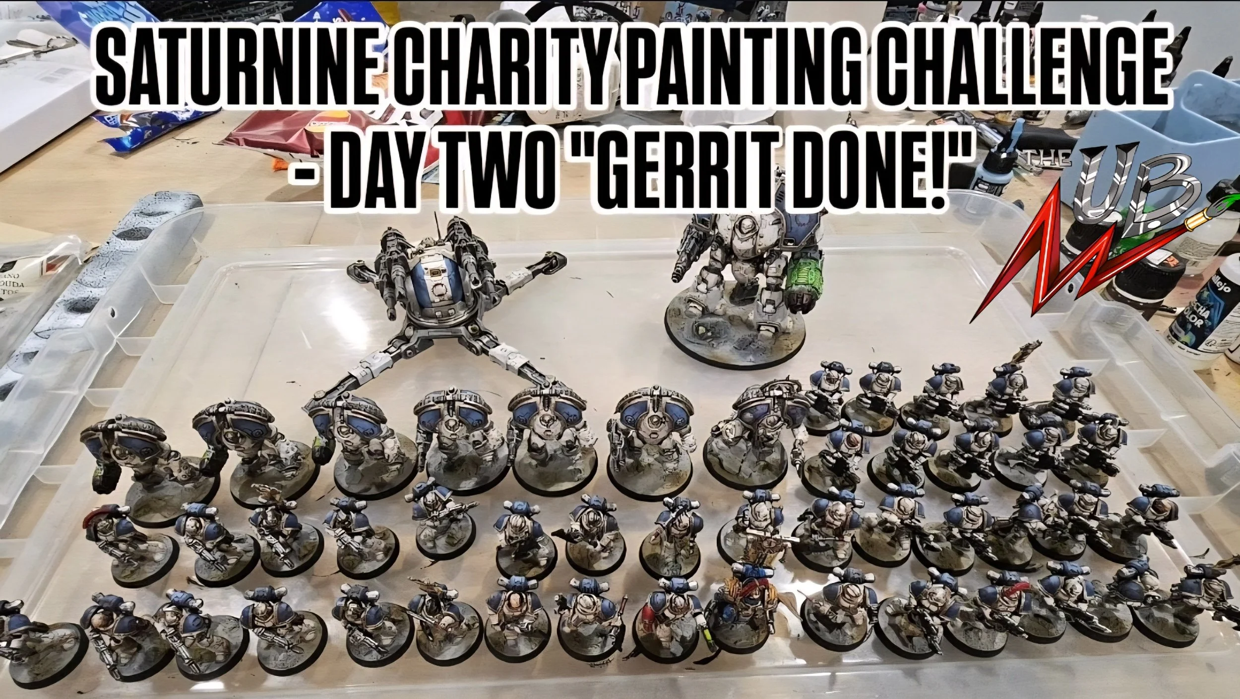 SATURNINE CHARITY PAINTING CHALLENGE - (PART TWO) DEPLOY THE LEGION!