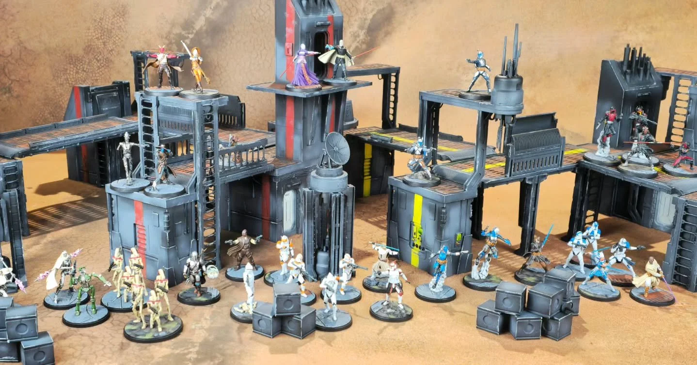 Some still of the work done by @kreative_minipainting (Characters) and myself (terrain).

Get in touch now for a free, no hassle, no obligation quote for your own projects!

Peace! 🤘🏻

Www.unrelentinghobby.co.uk

#starwars #shatterpoint #atomicmass