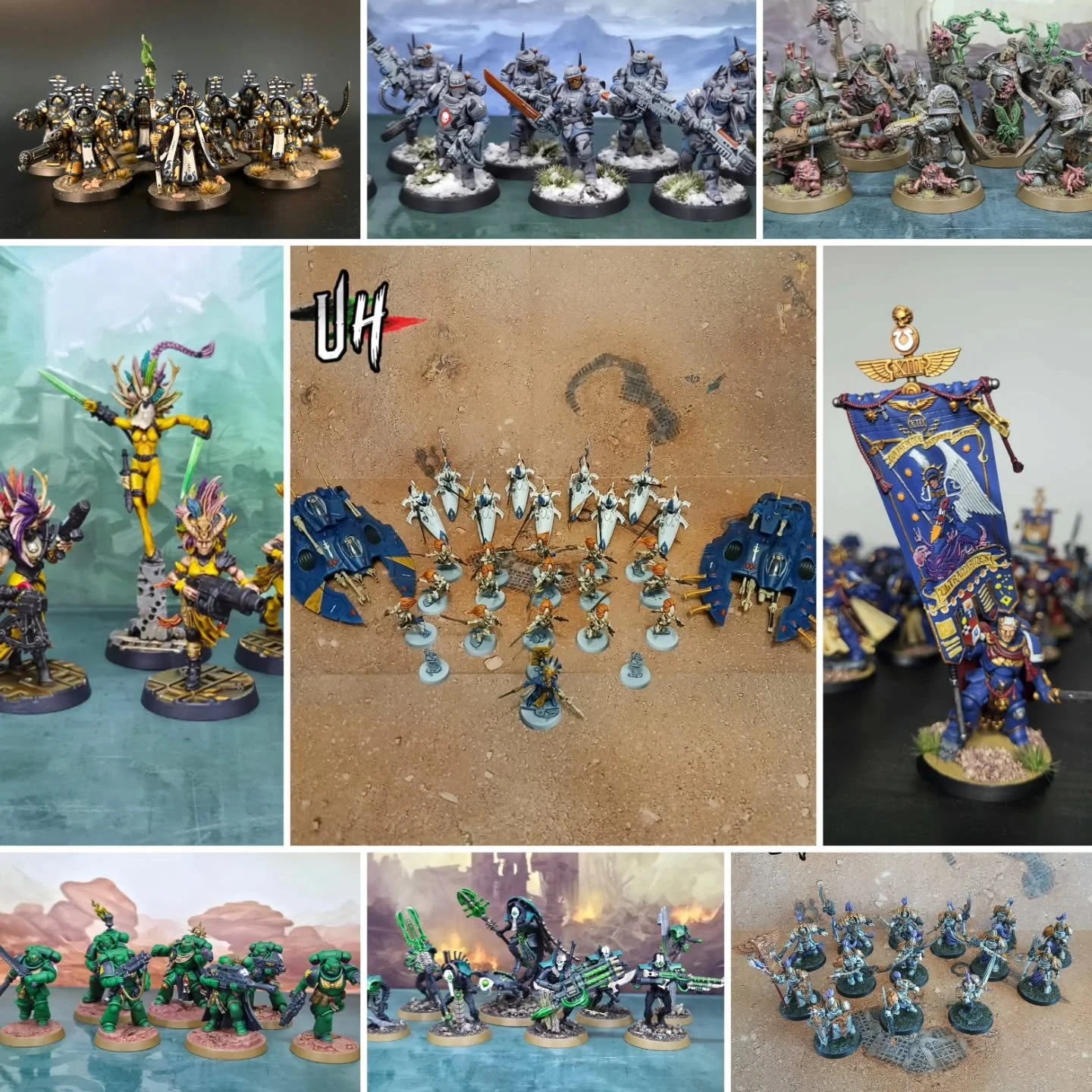 The team to which I couldn't be more grateful toward or proud of, are painting like souls possessed!

Leaving the studio this week we have 5 armies, 4 Kill Teams and an Escher gang. And more rapidly following up.

Need a hand with your collection? Gi