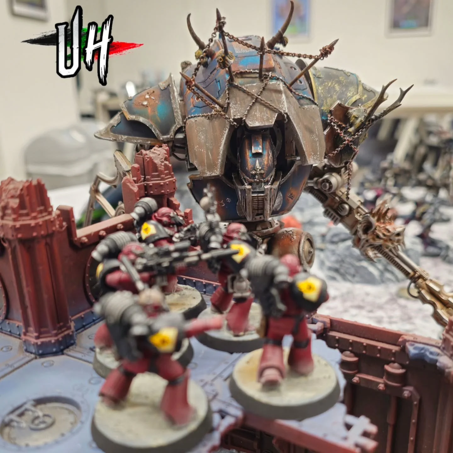 This Knight has had a great day of kicking tanks all over the battlefield! It's great seeing Knights on Heresy.

What unit are you enjoying in Heresy 3.0?

Peace! 🤘🏻

Www.unrelentinghobby.co.uk

#warhammer #horusheresy #ageofdarkness #30k #Unrelent