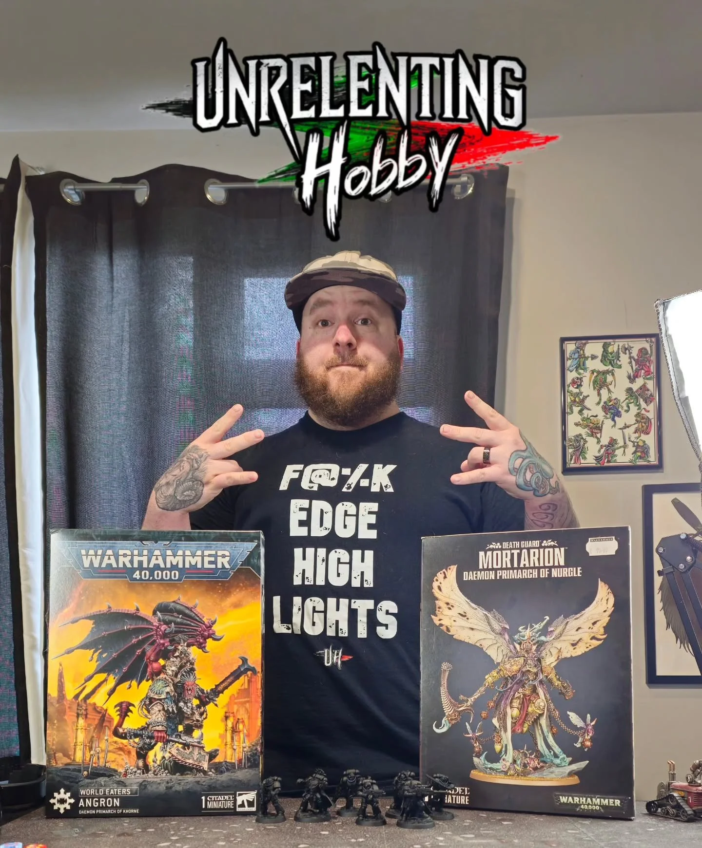 How's your week looking, gang? Leave a comment with what you're painting. 

This week I've got Templars, and two brothers who are equally bad apples in their family! One of whom is being given away for free!

Peace! 🤘🏻

Www.unrelentinghobby.co.uk

