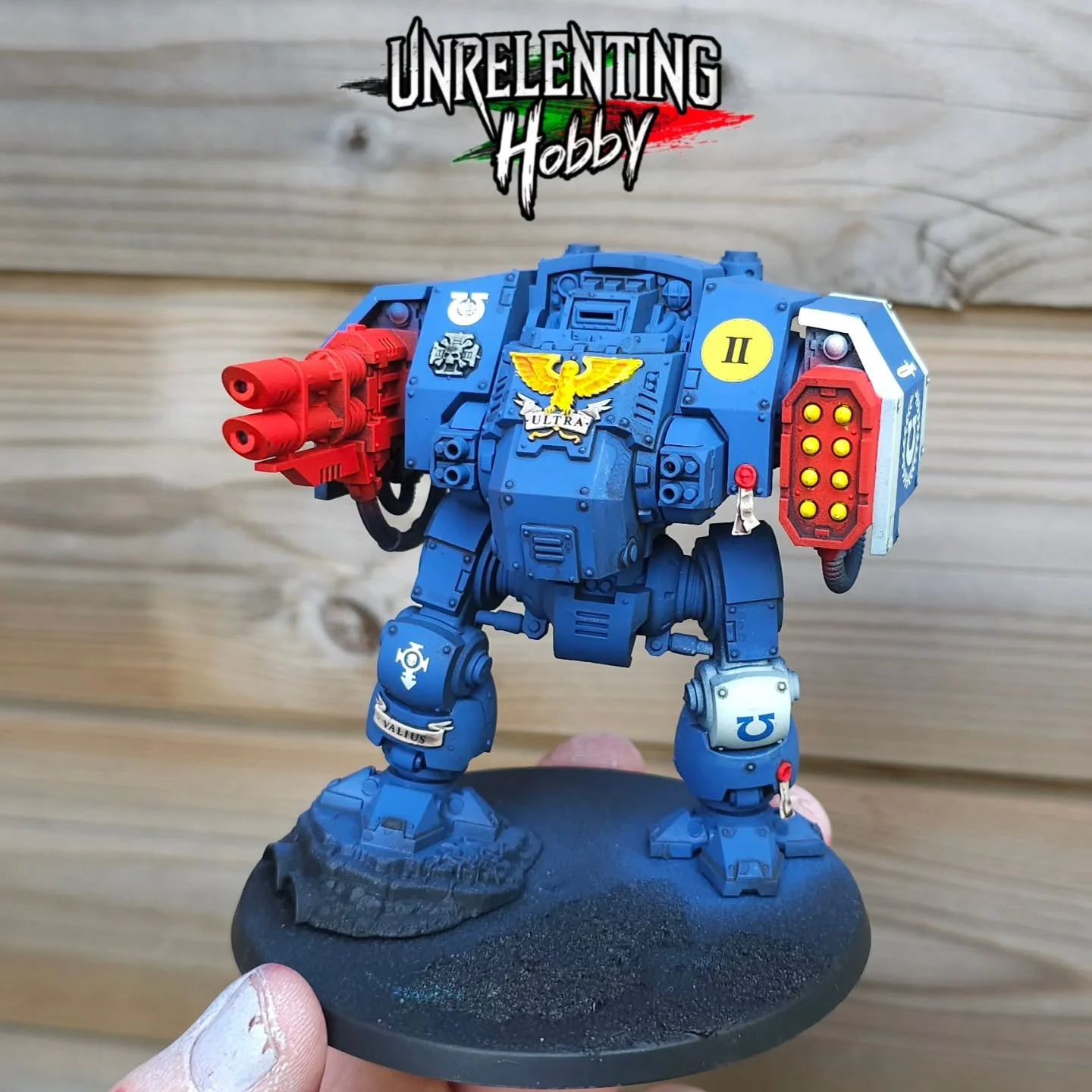 Loving this old school Ultra job. Should be done and out tomorrow, after some photography!

What are your hobby ambitions this week?

Peace! 🤘🏻

Www.unrelentinghobby.co.uk

#warhammer #warhammer40000 #new40k #ultramarines #spacemarines @warhammerof