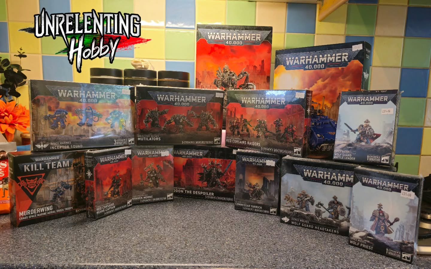 Three jobs, three clients, and this is about half of the total amount of kits!

Things have never been busier for Team Unrelenting in the run up to 11th edition. If you'd like to get your army or project in so it can be fighting your battles asap, th