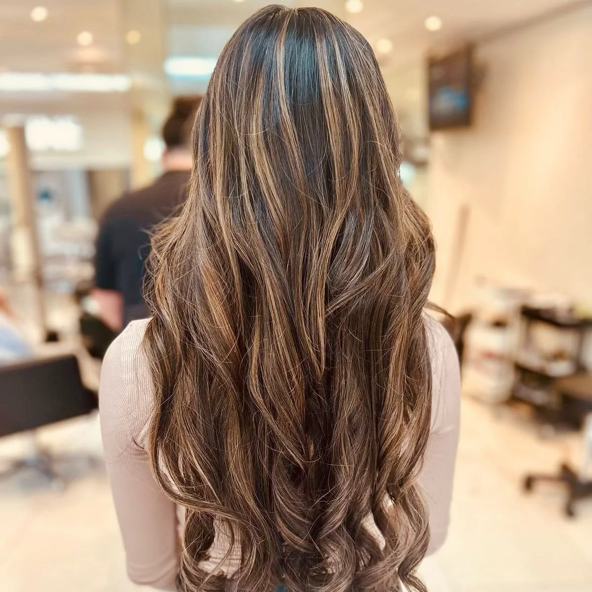 Coloration - M&egrave;ches - Wavy ✨🌟 #balayagehair #brunettebalayage